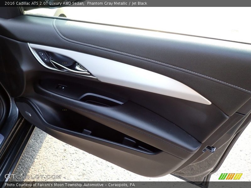 Phantom Gray Metallic / Jet Black 2016 Cadillac ATS 2.0T Luxury AWD Sedan