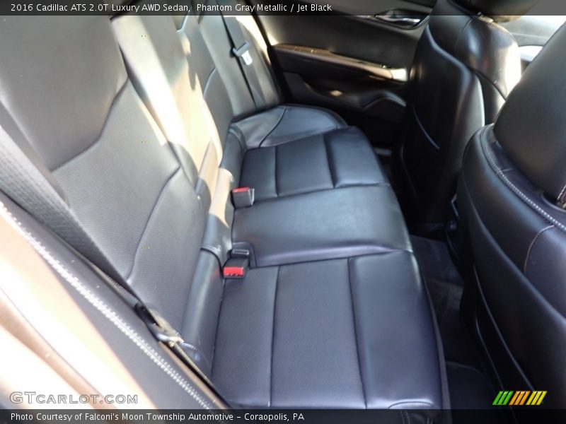 Phantom Gray Metallic / Jet Black 2016 Cadillac ATS 2.0T Luxury AWD Sedan