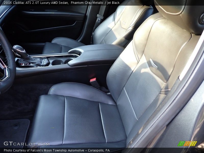 Phantom Gray Metallic / Jet Black 2016 Cadillac ATS 2.0T Luxury AWD Sedan
