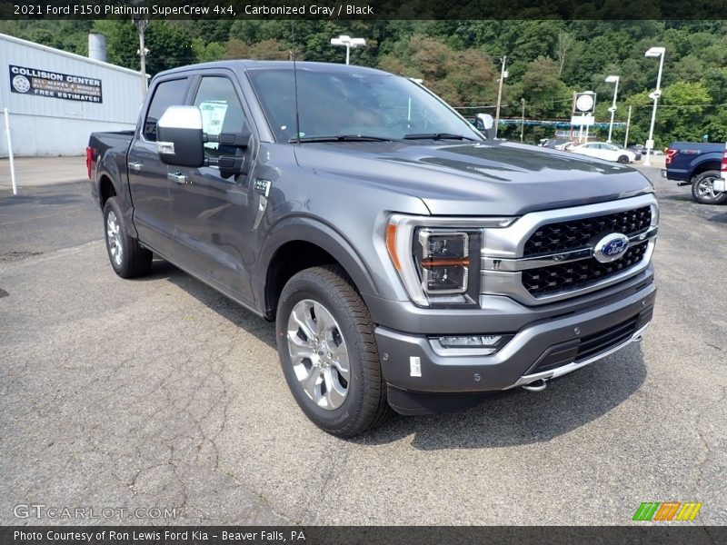 Carbonized Gray / Black 2021 Ford F150 Platinum SuperCrew 4x4