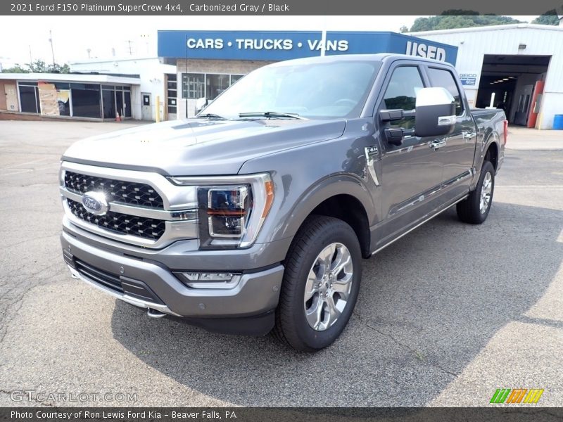 Carbonized Gray / Black 2021 Ford F150 Platinum SuperCrew 4x4