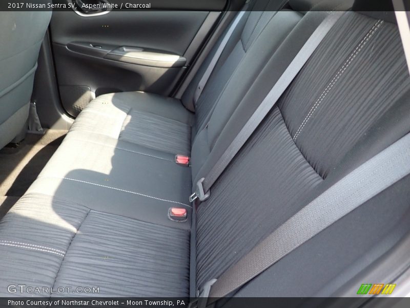 Aspen White / Charcoal 2017 Nissan Sentra SV