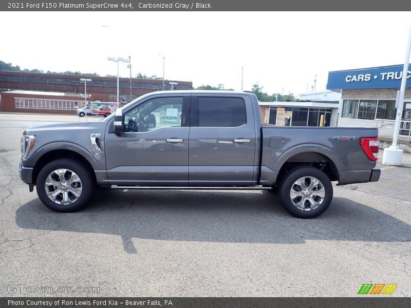 Carbonized Gray / Black 2021 Ford F150 Platinum SuperCrew 4x4