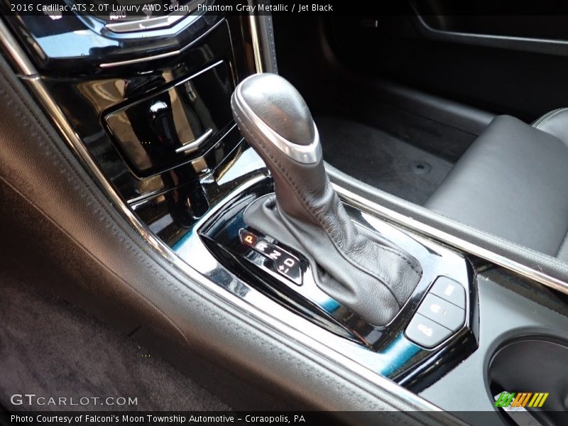 Phantom Gray Metallic / Jet Black 2016 Cadillac ATS 2.0T Luxury AWD Sedan