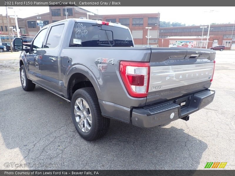 Carbonized Gray / Black 2021 Ford F150 Platinum SuperCrew 4x4