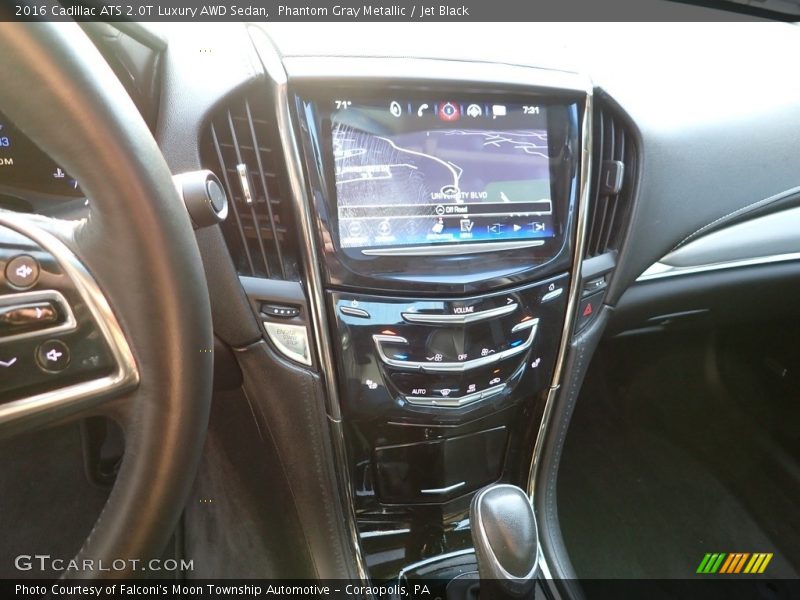 Phantom Gray Metallic / Jet Black 2016 Cadillac ATS 2.0T Luxury AWD Sedan
