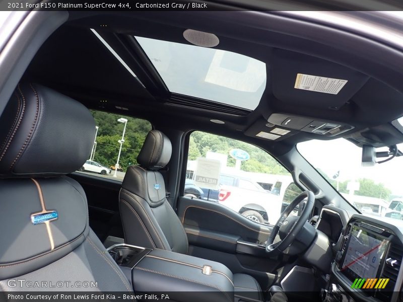Carbonized Gray / Black 2021 Ford F150 Platinum SuperCrew 4x4