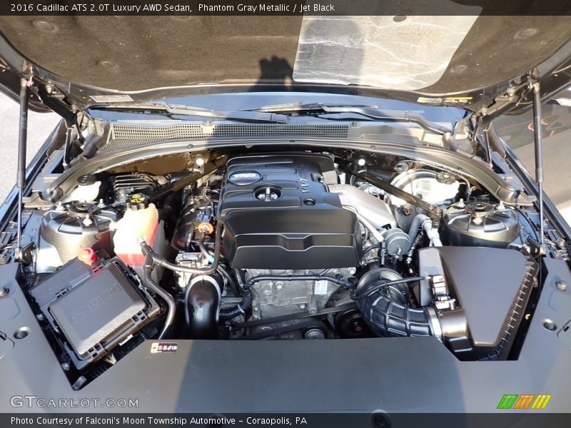 Phantom Gray Metallic / Jet Black 2016 Cadillac ATS 2.0T Luxury AWD Sedan