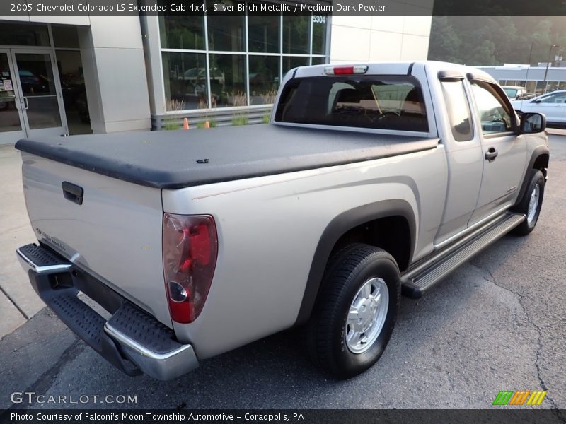 Silver Birch Metallic / Medium Dark Pewter 2005 Chevrolet Colorado LS Extended Cab 4x4