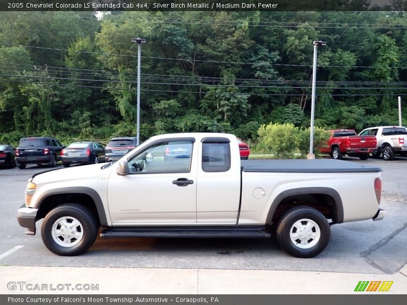 Silver Birch Metallic / Medium Dark Pewter 2005 Chevrolet Colorado LS Extended Cab 4x4