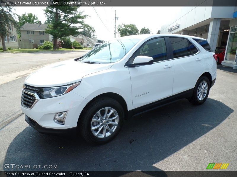 Summit White / Jet Black 2021 Chevrolet Equinox LT AWD