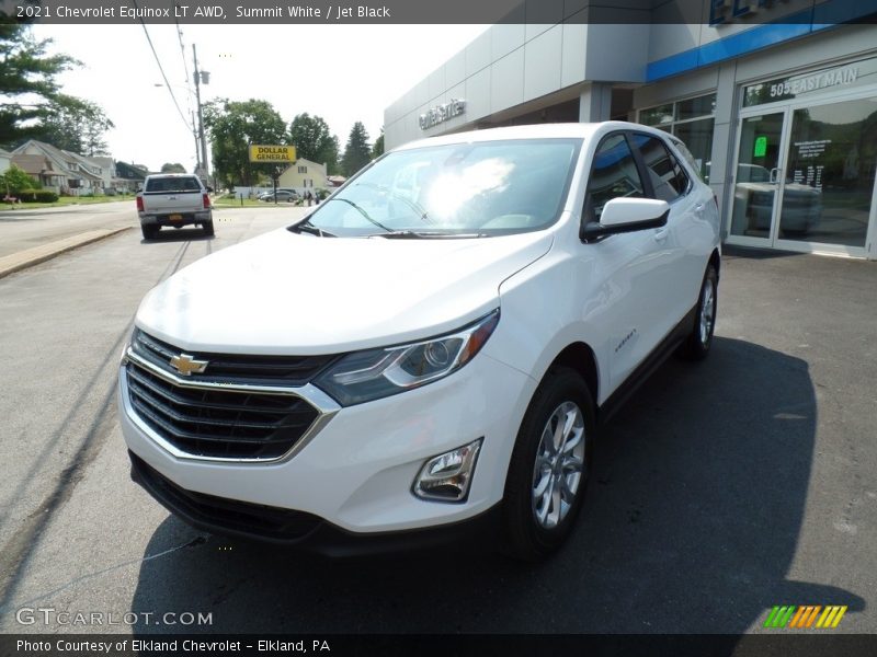 Summit White / Jet Black 2021 Chevrolet Equinox LT AWD