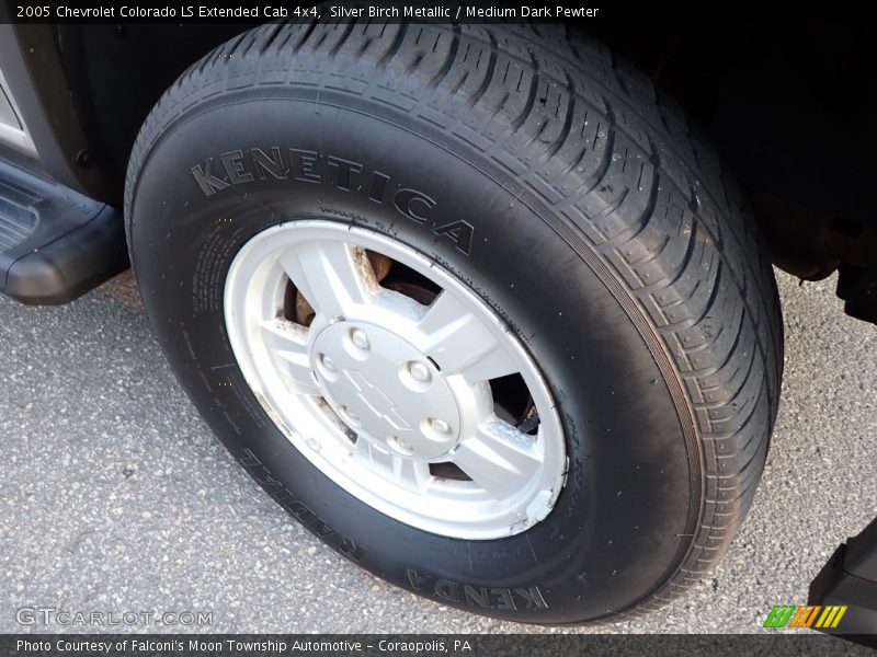 Silver Birch Metallic / Medium Dark Pewter 2005 Chevrolet Colorado LS Extended Cab 4x4