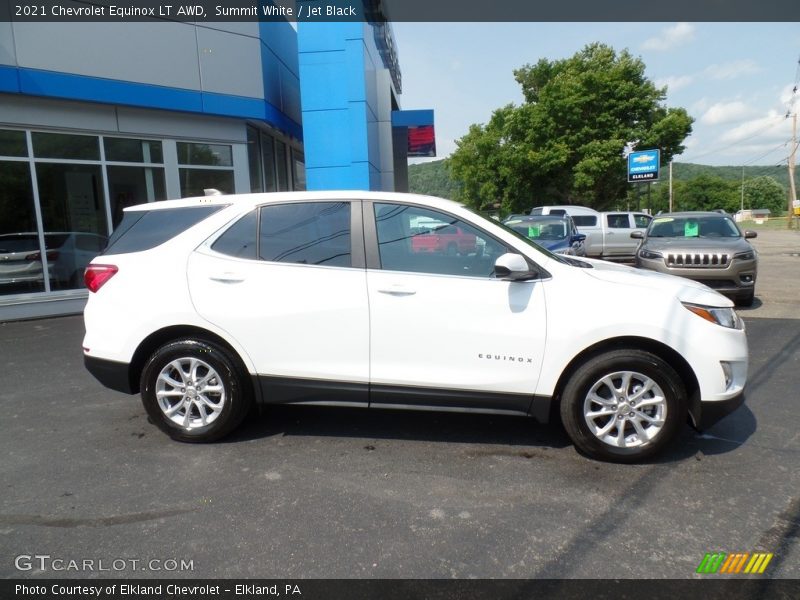 Summit White / Jet Black 2021 Chevrolet Equinox LT AWD