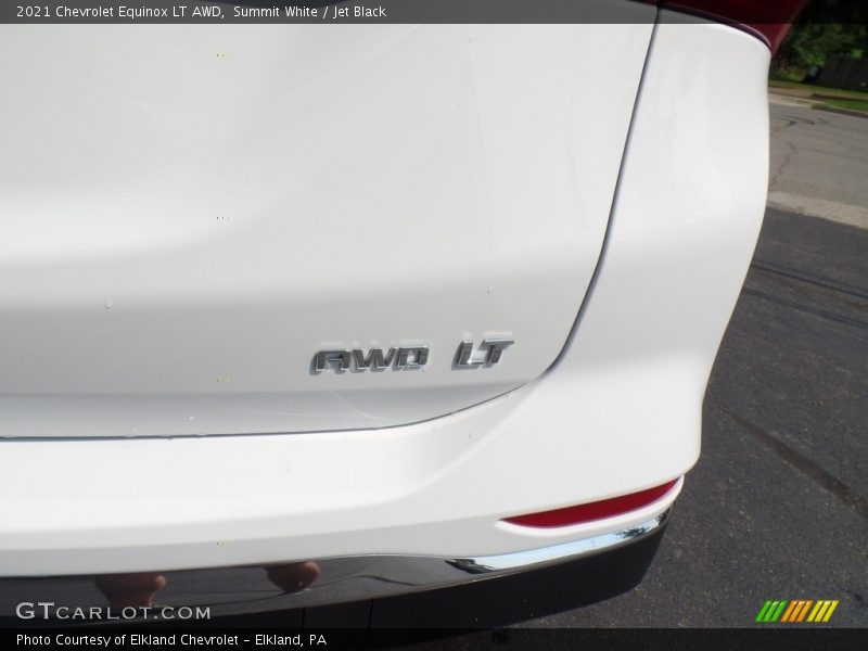 Summit White / Jet Black 2021 Chevrolet Equinox LT AWD