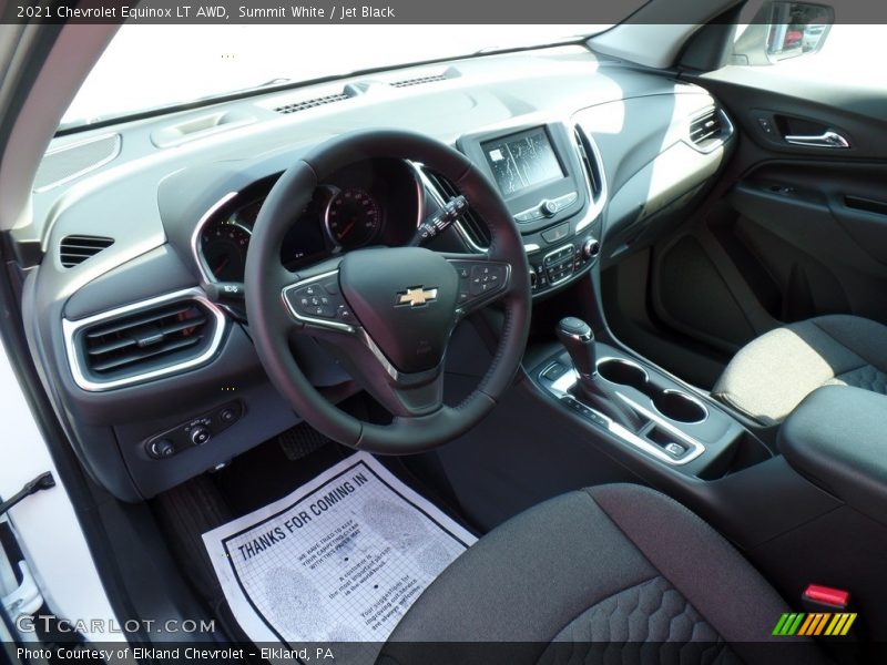 Summit White / Jet Black 2021 Chevrolet Equinox LT AWD