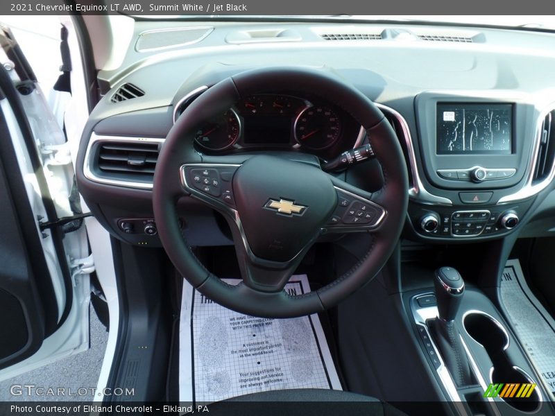 Summit White / Jet Black 2021 Chevrolet Equinox LT AWD
