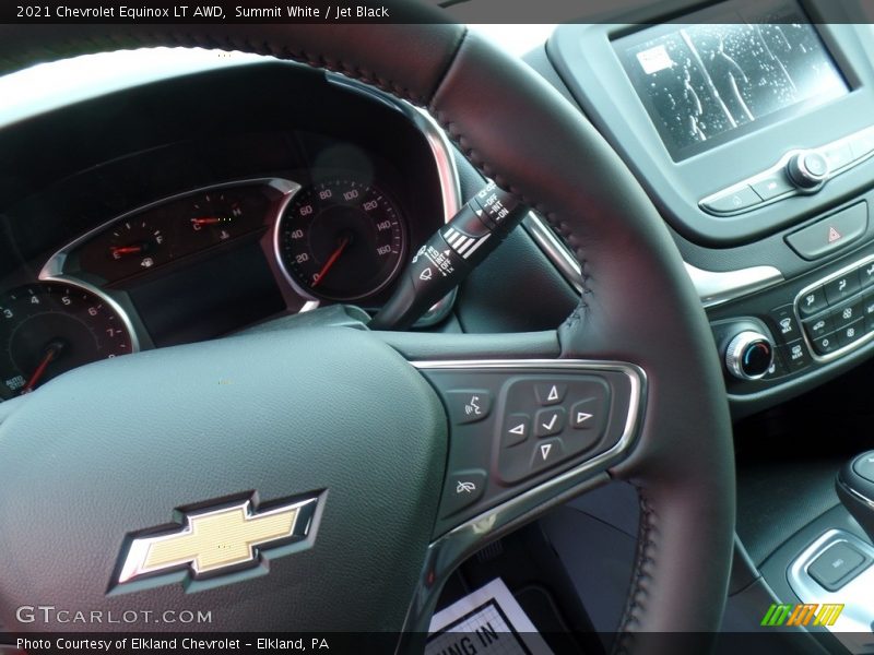 Summit White / Jet Black 2021 Chevrolet Equinox LT AWD