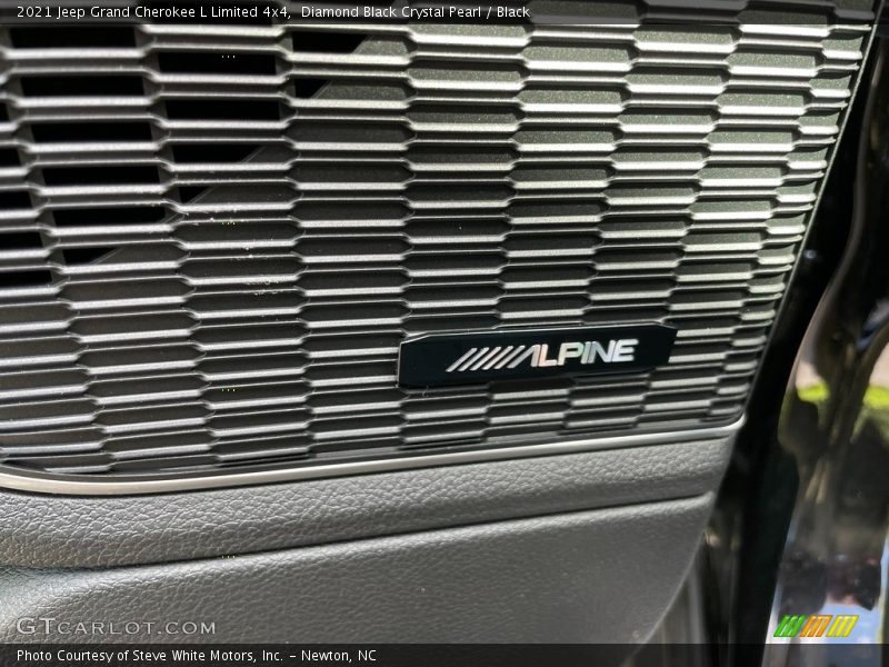 Diamond Black Crystal Pearl / Black 2021 Jeep Grand Cherokee L Limited 4x4
