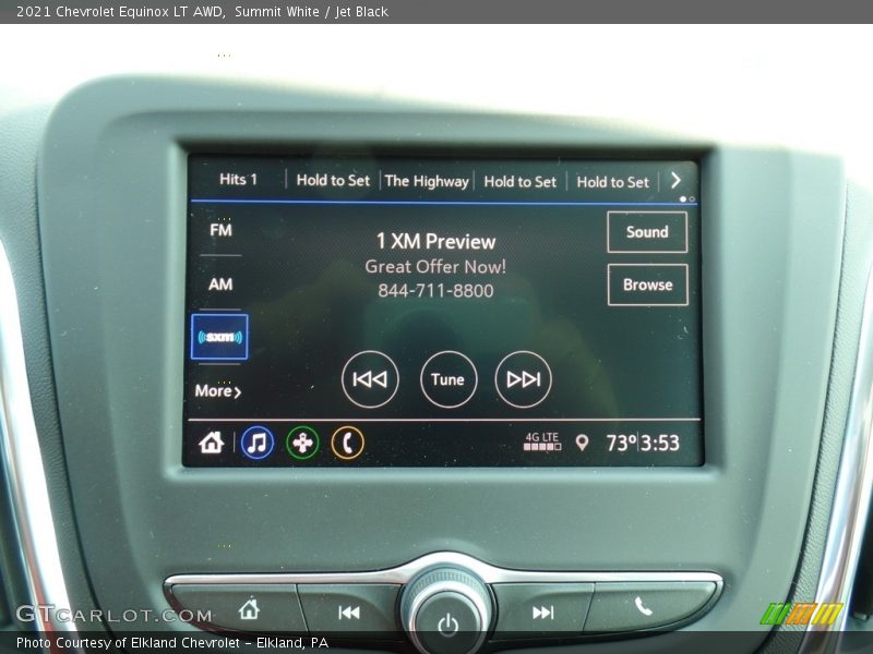 Summit White / Jet Black 2021 Chevrolet Equinox LT AWD