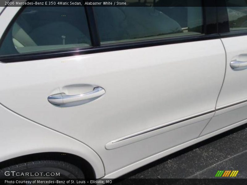 Alabaster White / Stone 2006 Mercedes-Benz E 350 4Matic Sedan