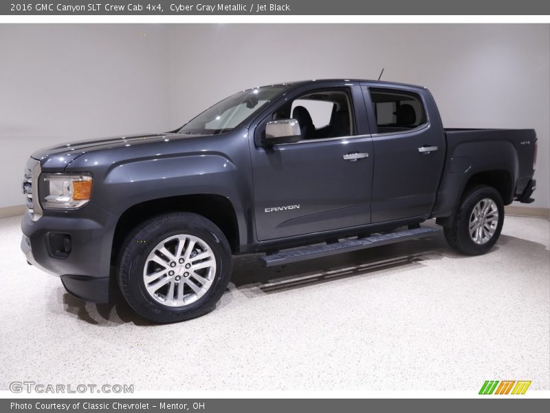 Cyber Gray Metallic / Jet Black 2016 GMC Canyon SLT Crew Cab 4x4