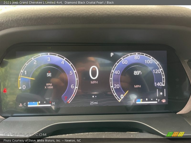 Diamond Black Crystal Pearl / Black 2021 Jeep Grand Cherokee L Limited 4x4