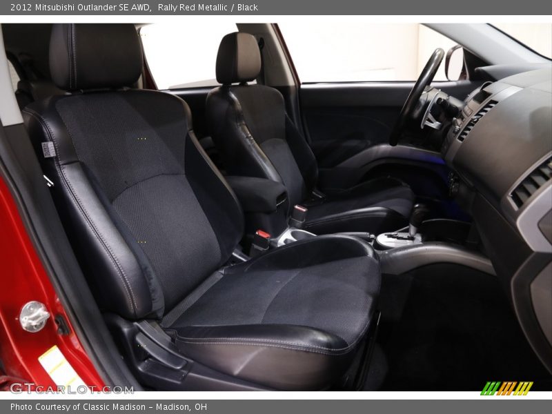 Rally Red Metallic / Black 2012 Mitsubishi Outlander SE AWD