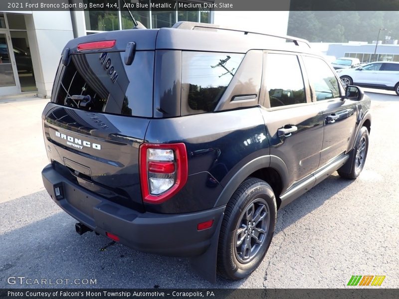Alto Blue Metallic / Medium Dark Slate 2021 Ford Bronco Sport Big Bend 4x4