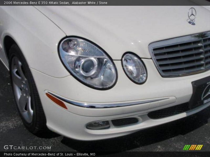 Alabaster White / Stone 2006 Mercedes-Benz E 350 4Matic Sedan