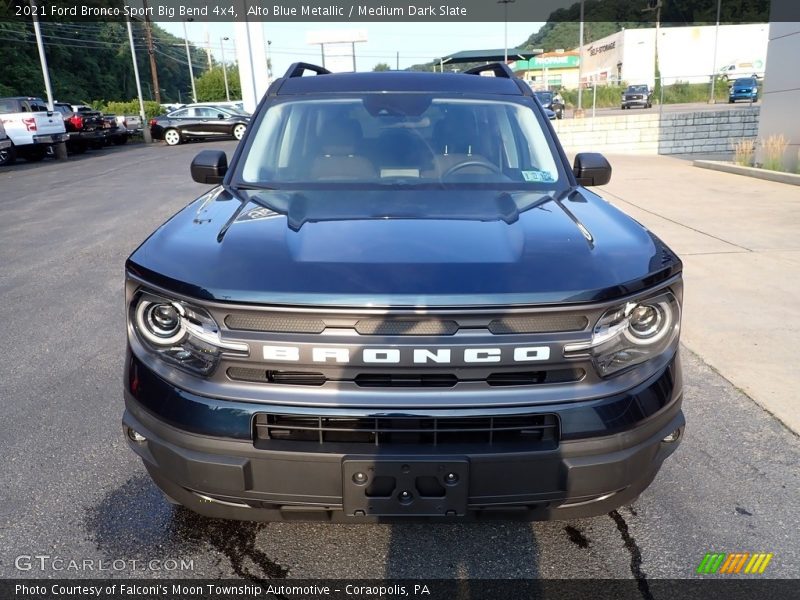 Alto Blue Metallic / Medium Dark Slate 2021 Ford Bronco Sport Big Bend 4x4
