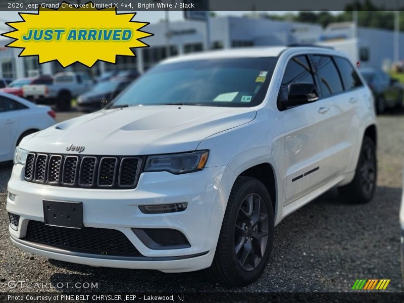 Bright White / Black 2020 Jeep Grand Cherokee Limited X 4x4