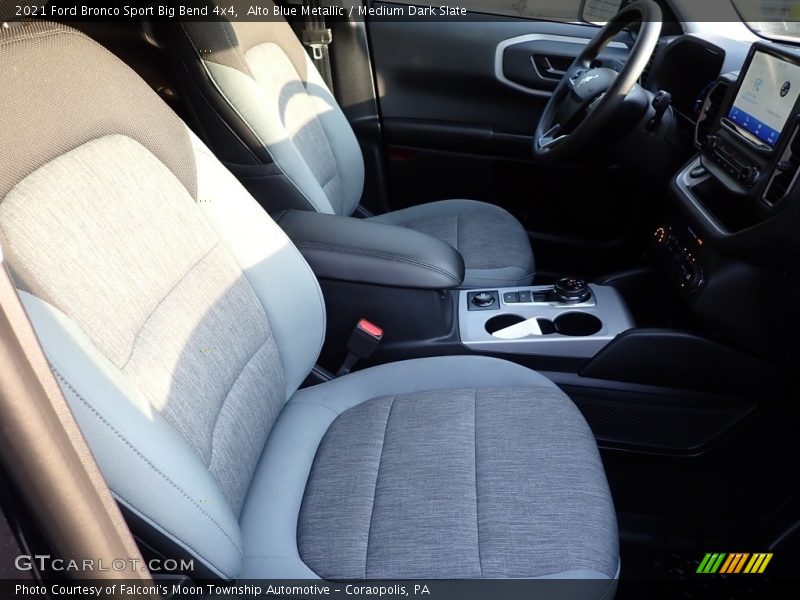 Alto Blue Metallic / Medium Dark Slate 2021 Ford Bronco Sport Big Bend 4x4