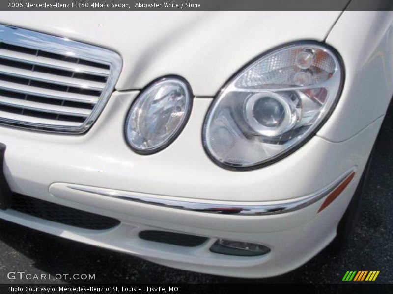 Alabaster White / Stone 2006 Mercedes-Benz E 350 4Matic Sedan