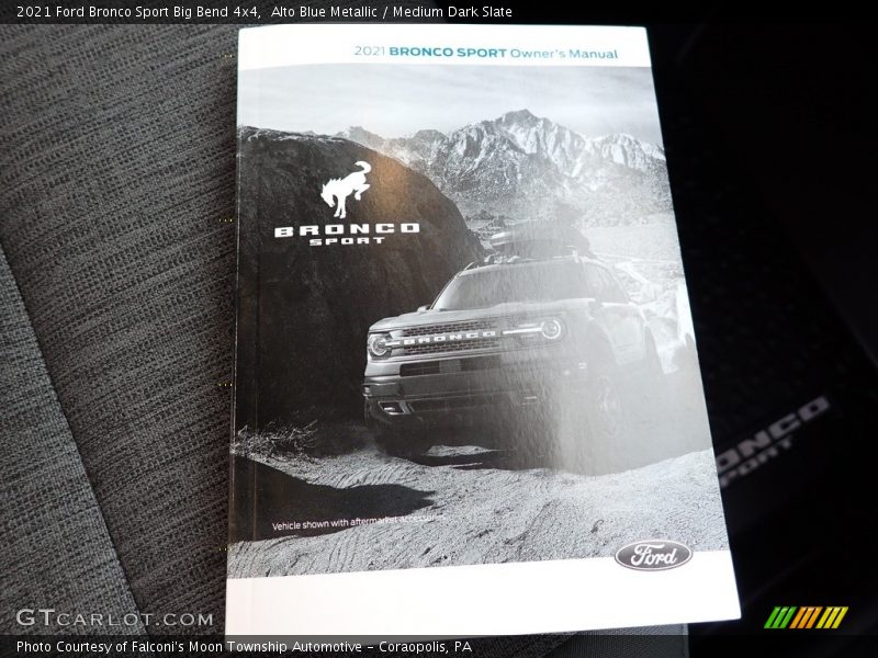 Alto Blue Metallic / Medium Dark Slate 2021 Ford Bronco Sport Big Bend 4x4