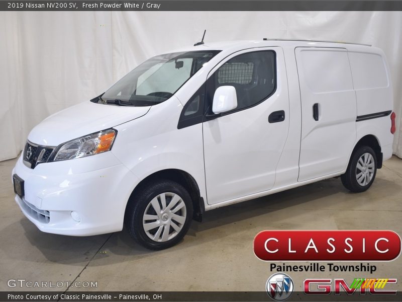 Fresh Powder White / Gray 2019 Nissan NV200 SV