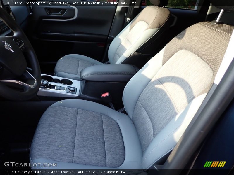 Alto Blue Metallic / Medium Dark Slate 2021 Ford Bronco Sport Big Bend 4x4
