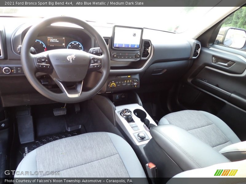Alto Blue Metallic / Medium Dark Slate 2021 Ford Bronco Sport Big Bend 4x4