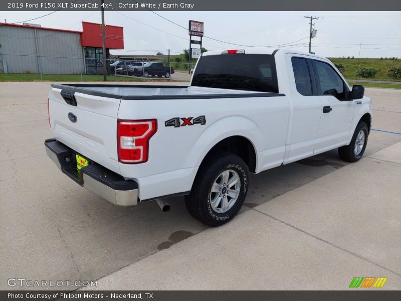 Oxford White / Earth Gray 2019 Ford F150 XLT SuperCab 4x4