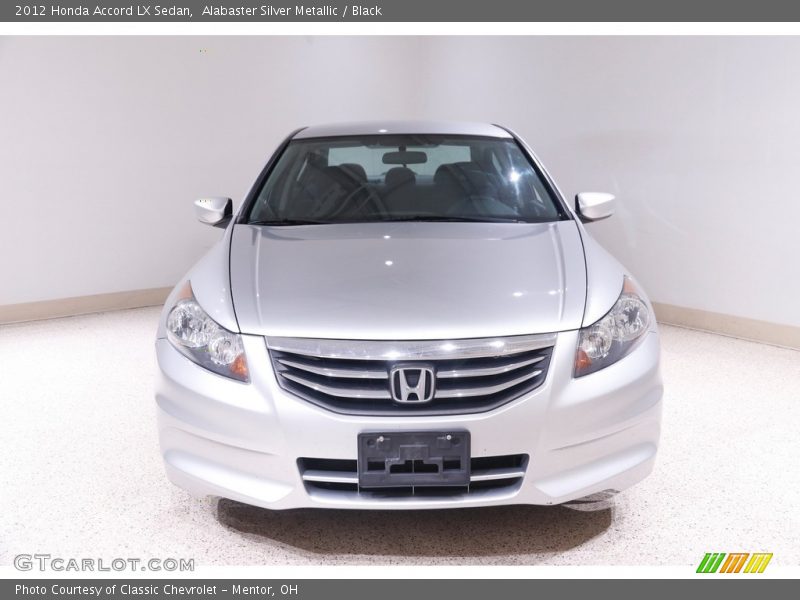 Alabaster Silver Metallic / Black 2012 Honda Accord LX Sedan