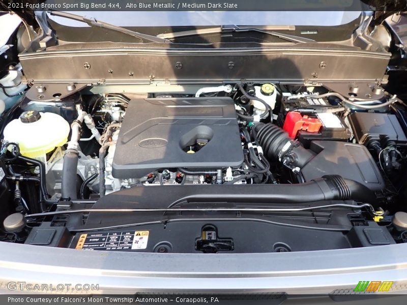 Alto Blue Metallic / Medium Dark Slate 2021 Ford Bronco Sport Big Bend 4x4