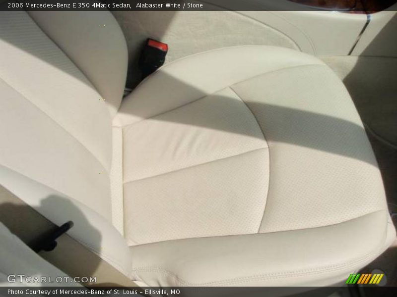 Alabaster White / Stone 2006 Mercedes-Benz E 350 4Matic Sedan