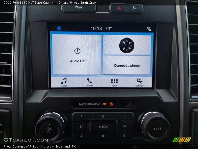 Oxford White / Earth Gray 2019 Ford F150 XLT SuperCab 4x4