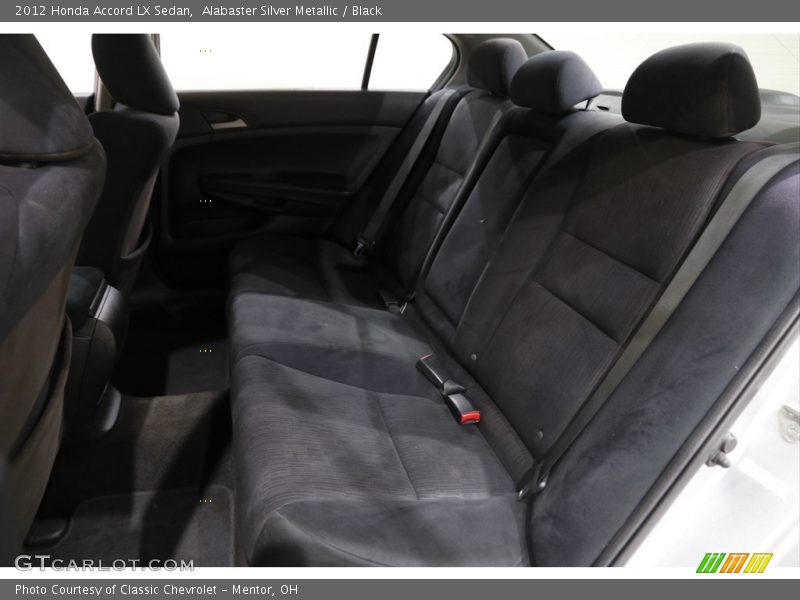 Alabaster Silver Metallic / Black 2012 Honda Accord LX Sedan