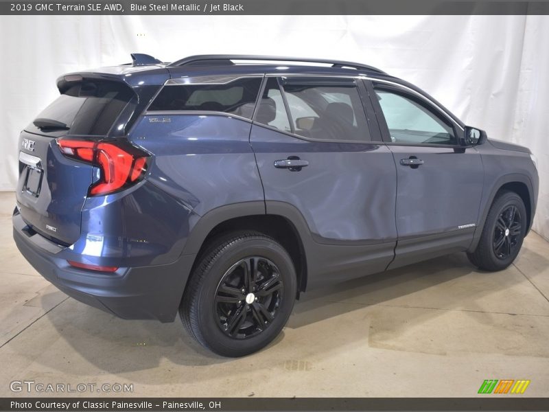 Blue Steel Metallic / Jet Black 2019 GMC Terrain SLE AWD