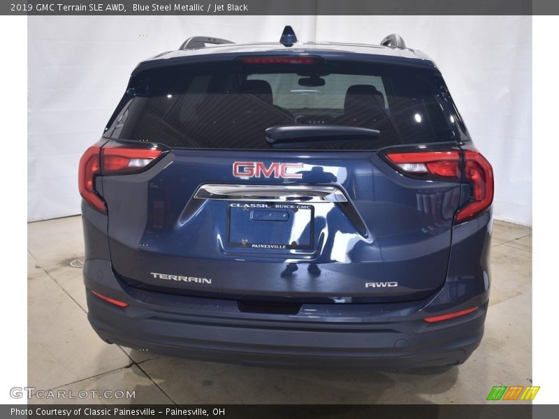 Blue Steel Metallic / Jet Black 2019 GMC Terrain SLE AWD