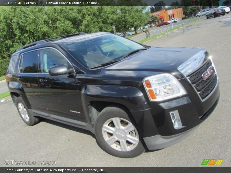 Carbon Black Metallic / Jet Black 2015 GMC Terrain SLE