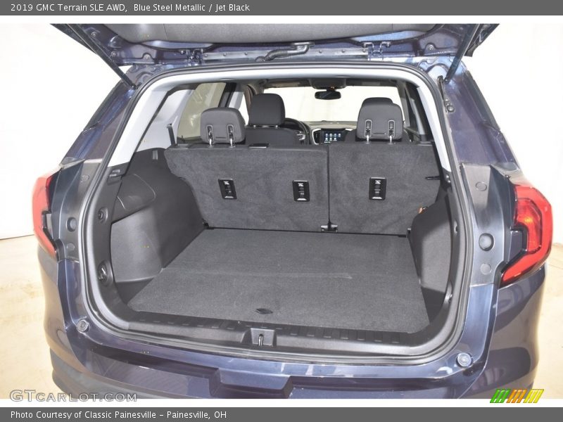 Blue Steel Metallic / Jet Black 2019 GMC Terrain SLE AWD