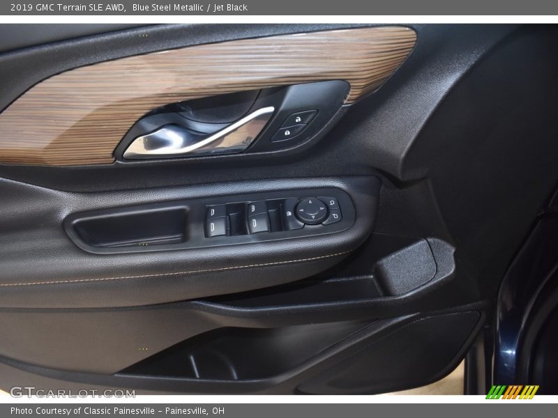 Blue Steel Metallic / Jet Black 2019 GMC Terrain SLE AWD