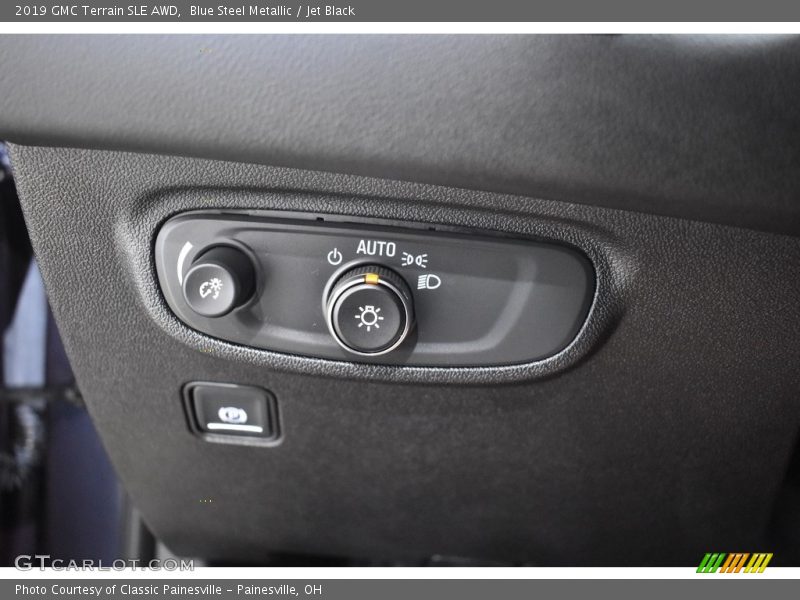 Blue Steel Metallic / Jet Black 2019 GMC Terrain SLE AWD
